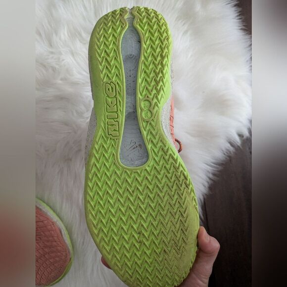 Nike Cosmic Unity Floral Apricot Agate/Black-Lime Glow DA6725-800 Shoes Size 12 - Picture 6 of 9